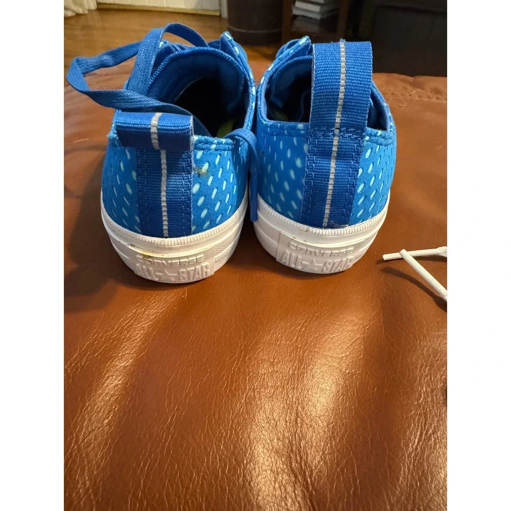 Converse Women's size 8‎ CTAS II OX Soar/Fresh Blue & White All Star - Picture 3 of 6